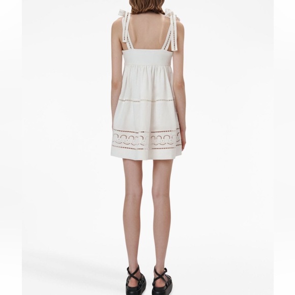 NWT SIMKHAI KLEMENTINE EMBROIDERED DRESS - Picture 4 of 16